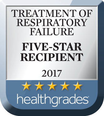 Five Star Recipient Award for Treatment of Respiratory Failure